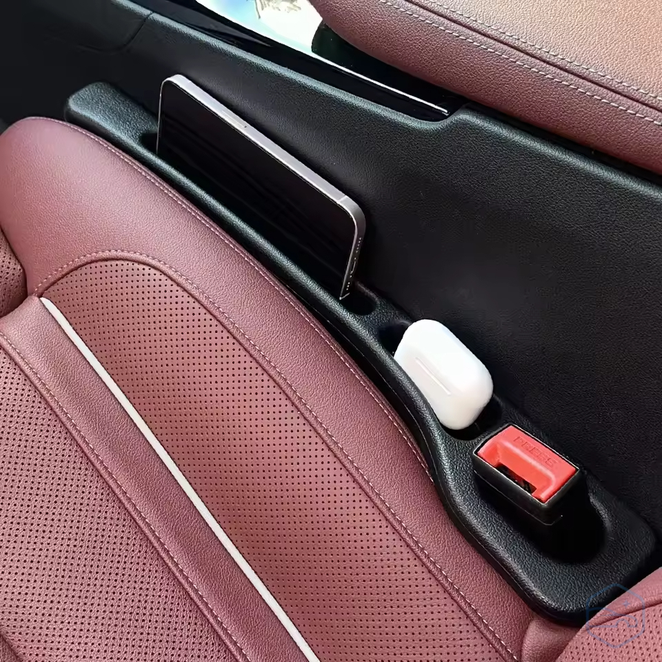 Universal Car Seat Gap Filler Organizer with Phone & Wallet Slot (2-Pack)